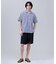 【J.PRESS ORIGINALS】Broad Stripe Open Half Sleeve Shirt / Baggy-Fit