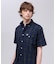 ひんやりで品あり【吸水速乾 / 接触冷感 / 高通気性】Aero Weave クールマックスサッカー チェック シャツ / B.D.