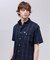 ひんやりで品あり【吸水速乾 / 接触冷感 / 高通気性】Aero Weave クールマックスサッカー チェック シャツ / B.D.