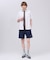 大人気【WEB限定】バックブル スウェットハーフパンツ