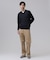 【TAILORED KNIT】コットンカシミヤ スキッパー ニットポロシャツ