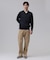 【TAILORED KNIT】コットンカシミヤ スキッパー ニットポロシャツ