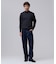 【TAILORED KNIT】コットンカシミヤ モックネック ニット