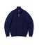 【Cash Lamb's Wool】ハーフジップ ニット_26年モデル