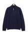 【Cash Lamb's Wool】ハーフジップ ニット_26年モデル