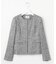 【セットアップ対応】Light Tweed ノーカラー ジャケット