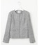 【セットアップ対応】Light Tweed ノーカラー ジャケット