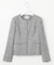 【セットアップ対応】Light Tweed ノーカラー ジャケット