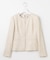 【セットアップ対応】Light Tweed ノーカラー ジャケット