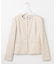 【セットアップ対応】Light Tweed ノーカラー ジャケット