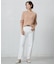 【洗える】BASIC STRETCH DENIM ボーイフィット パンツ