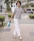 【洗える】BASIC STRETCH DENIM ボーイフィット パンツ