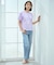 【洗える】BASIC STRETCH DENIM ボーイフィット パンツ