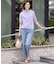 【洗える】BASIC STRETCH DENIM ボーイフィット パンツ