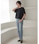 【洗える】BASIC STRETCH DENIM ボーイフィット パンツ