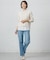 【洗える】BASIC STRETCH DENIM ボーイフィット パンツ