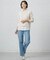 【洗える】BASIC STRETCH DENIM ボーイフィット パンツ