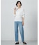 【洗える】BASIC STRETCH DENIM ボーイフィット パンツ
