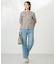 【洗える】BASIC STRETCH DENIM ボーイフィット パンツ