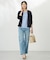 【洗える】BASIC STRETCH DENIM ボーイフィット パンツ