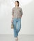 【洗える】BASIC STRETCH DENIM ボーイフィット パンツ