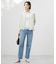 【洗える】BASIC STRETCH DENIM ボーイフィット パンツ