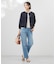 【洗える】BASIC STRETCH DENIM ボーイフィット パンツ