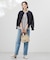 【洗える】BASIC STRETCH DENIM ボーイフィット パンツ