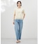 【洗える】BASIC STRETCH DENIM ボーイフィット パンツ