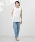 【洗える】BASIC STRETCH DENIM ボーイフィット パンツ