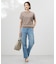 【洗える】BASIC STRETCH DENIM ボーイフィット パンツ