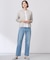 【洗える】BASIC STRETCH DENIM ボーイフィット パンツ