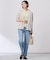 【洗える】BASIC STRETCH DENIM ボーイフィット パンツ