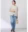 【洗える】BASIC STRETCH DENIM ボーイフィット パンツ
