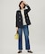 【洗える】BASIC STRETCH DENIM ボーイフィット パンツ