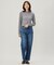 【洗える】BASIC STRETCH DENIM ボーイフィット パンツ