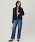 【洗える】BASIC STRETCH DENIM ボーイフィット パンツ