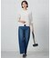 【洗える】BASIC STRETCH DENIM ボーイフィット パンツ