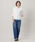【洗える】BASIC STRETCH DENIM ボーイフィット パンツ