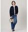 【洗える】BASIC STRETCH DENIM ボーイフィット パンツ