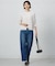 【洗える】BASIC STRETCH DENIM ボーイフィット パンツ