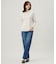 【洗える】BASIC STRETCH DENIM ボーイフィット パンツ