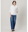 【洗える】BASIC STRETCH DENIM ボーイフィット パンツ