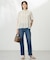 【洗える】BASIC STRETCH DENIM ボーイフィット パンツ