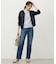 【洗える】BASIC STRETCH DENIM ボーイフィット パンツ