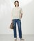 【洗える】BASIC STRETCH DENIM ボーイフィット パンツ