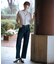 【洗える】BASIC STRETCH DENIM ボーイフィット パンツ