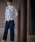 【洗える】BASIC STRETCH DENIM ボーイフィット パンツ