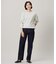 【洗える】BASIC STRETCH DENIM ボーイフィット パンツ