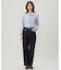 【洗える】BASIC STRETCH DENIM ボーイフィット パンツ
